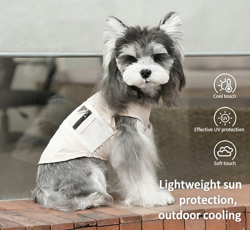 Cooling Dog Sun Protection Shirt – UPF50+ Summer Pet Clothing