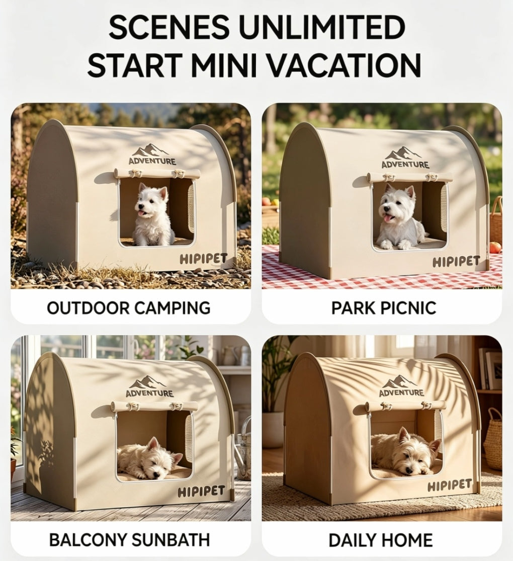Adventure Foldable Pet Tent — Waterproof & Breathable