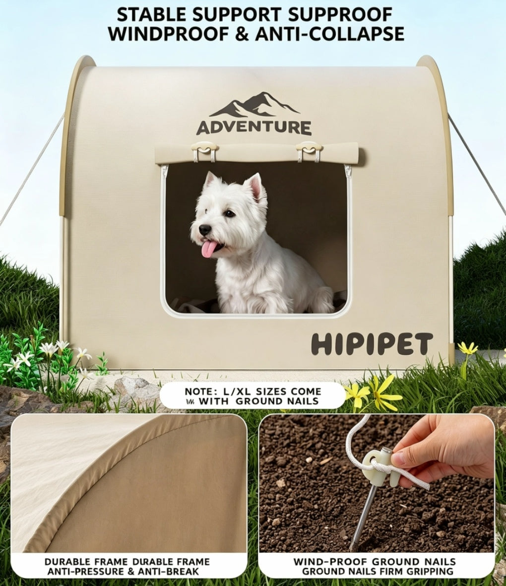 Adventure Foldable Pet Tent — Waterproof & Breathable