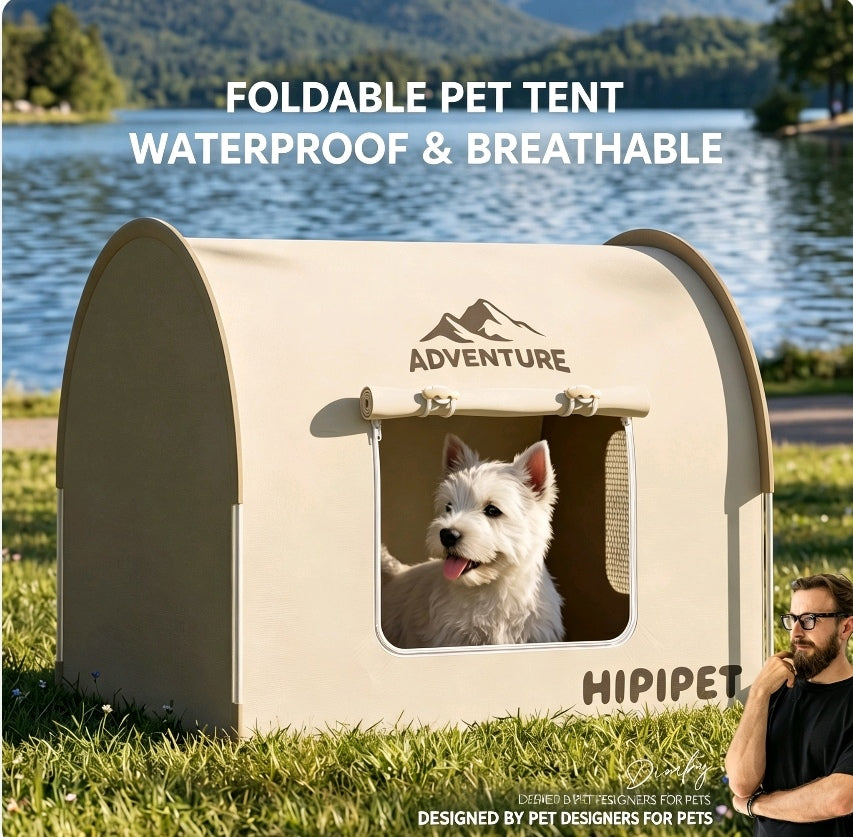 Adventure Foldable Pet Tent — Waterproof & Breathable