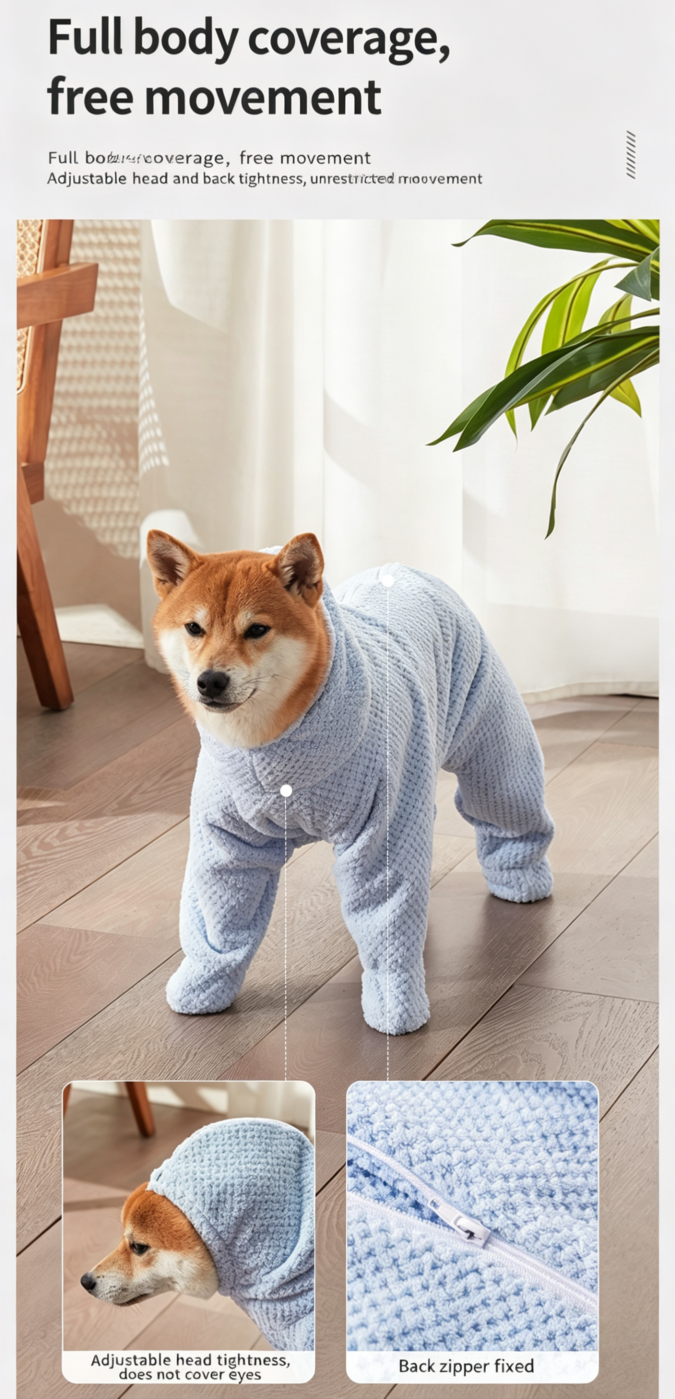 6D Touch Pet Bathrobe — Quick-Dry Wipe & Wear