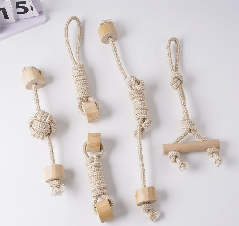 Knotted Rope Toy Set for Dogs