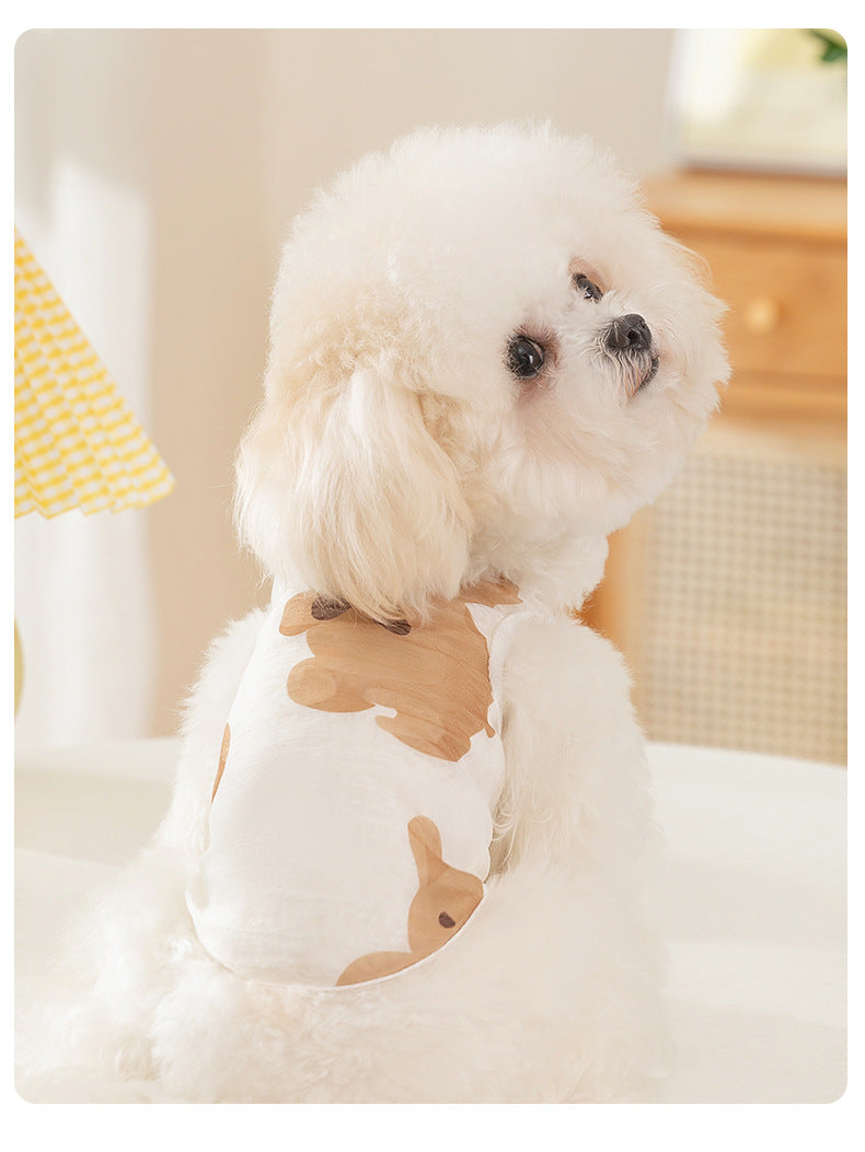 Sleeveless Mesh Bear Traction Vest