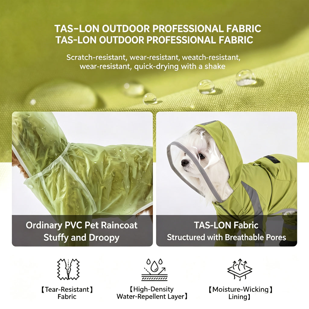 Tas-Lon Pro Functional Dog Raincoat