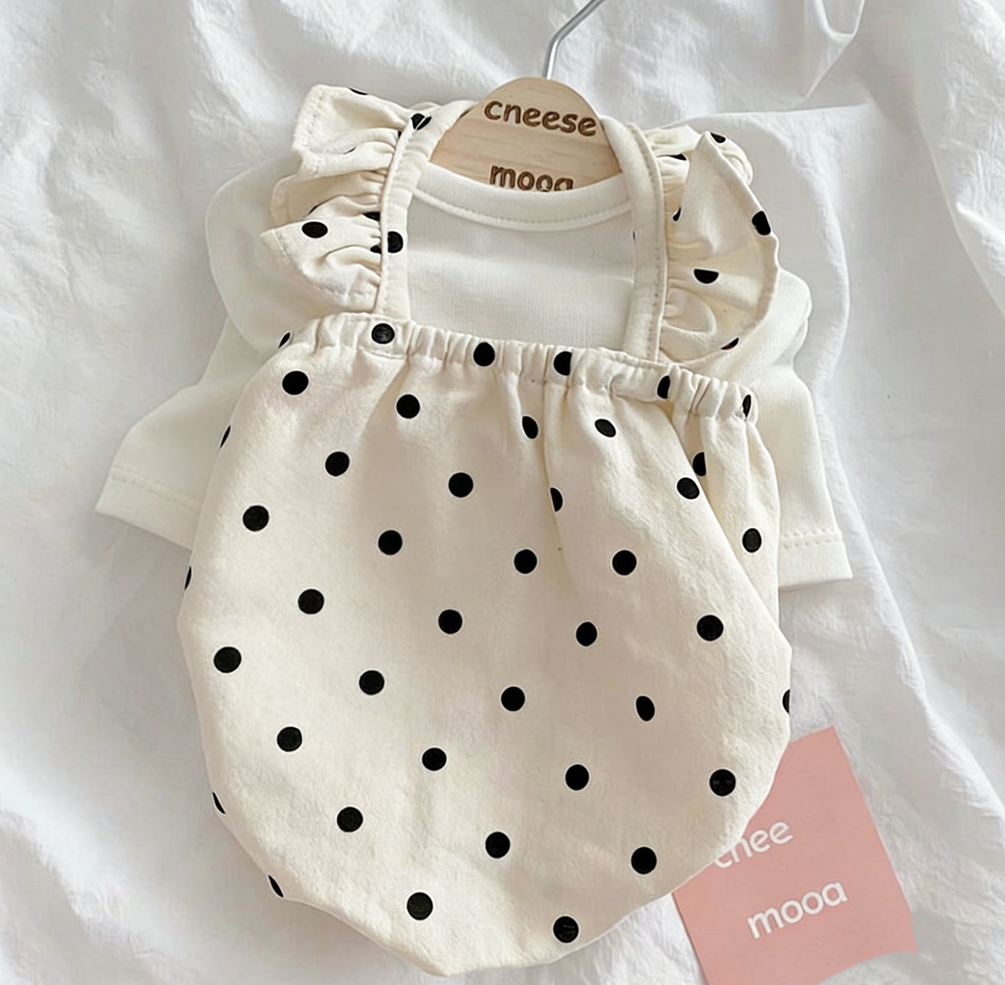 Polka Dot Ruffle Dress for Dogs